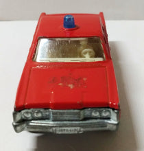 Load image into Gallery viewer, Lesney Matchbox 59 Mercury Parklane Fire Chief Car Superfast 1971 - TulipStuff
