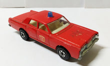 Load image into Gallery viewer, Lesney Matchbox 59 Mercury Parklane Fire Chief Car Superfast 1971 - TulipStuff
