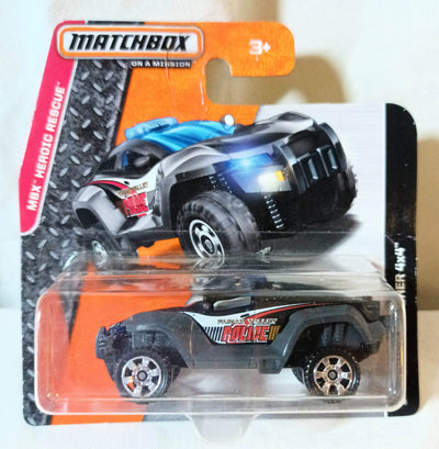 Matchbox #60 Crime Crusher 4x4 Heroic Rescue 2015 Short Card - TulipStuff