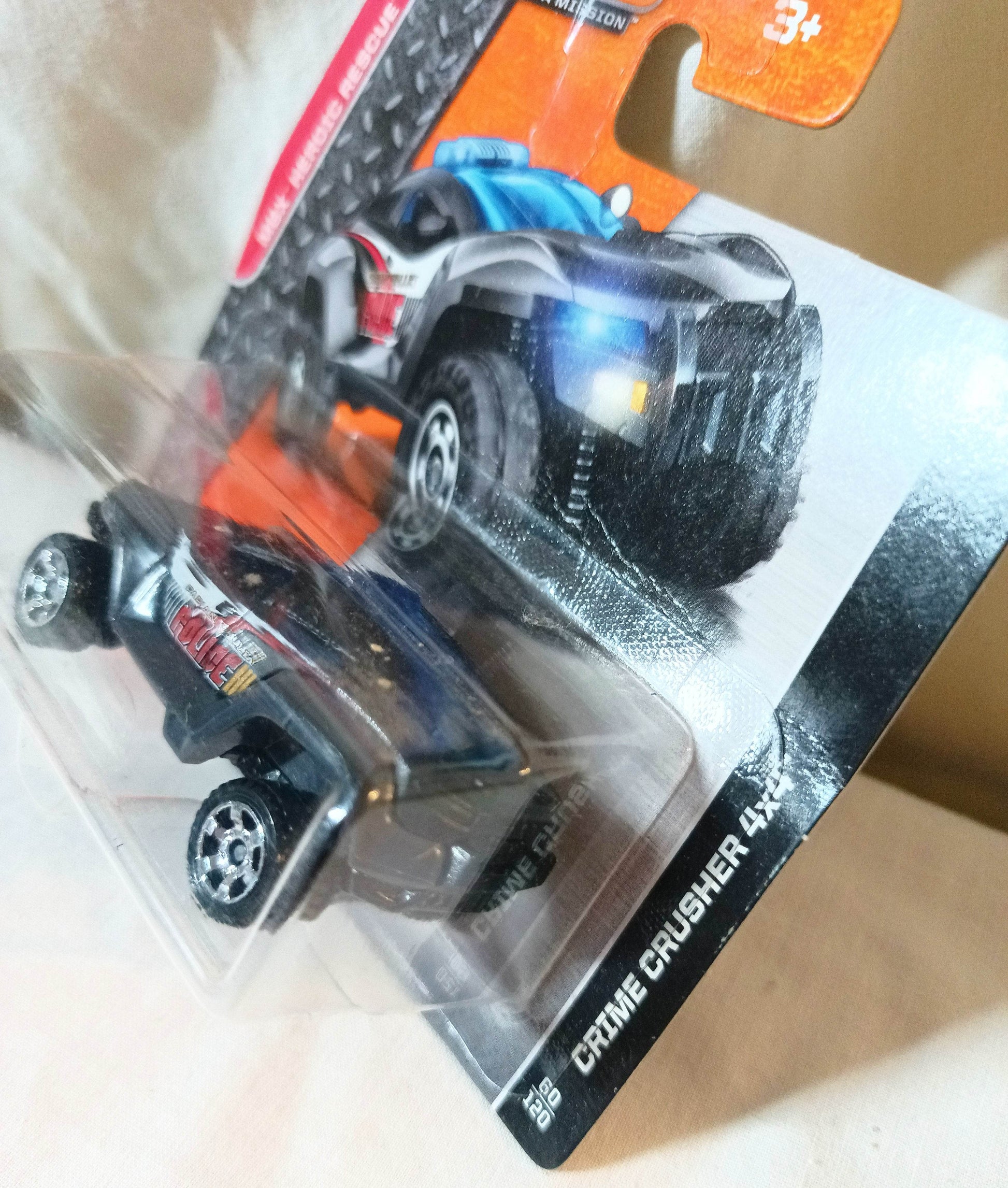 Matchbox #60 Crime Crusher 4x4 Heroic Rescue 2015 Short Card - TulipStuff