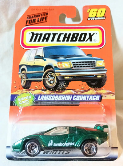 Matchbox 60 Lamborghini Countach LP500S Super Cars 1998 - TulipStuff