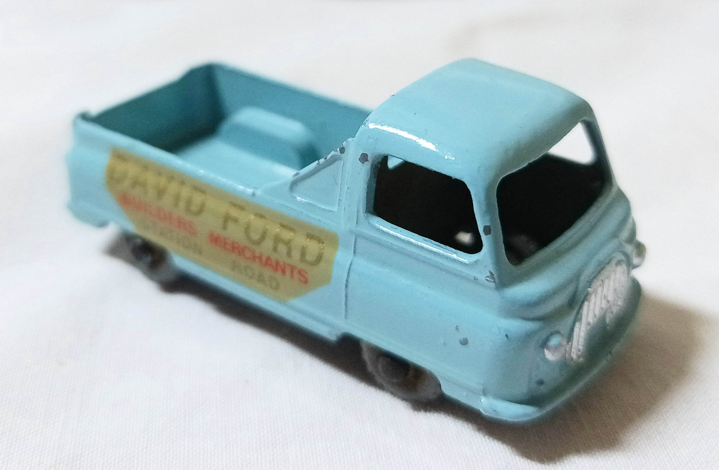 Lesney Matchbox 60 Morris J2 Pickup Truck David Ford Builders 1958 - TulipStuff