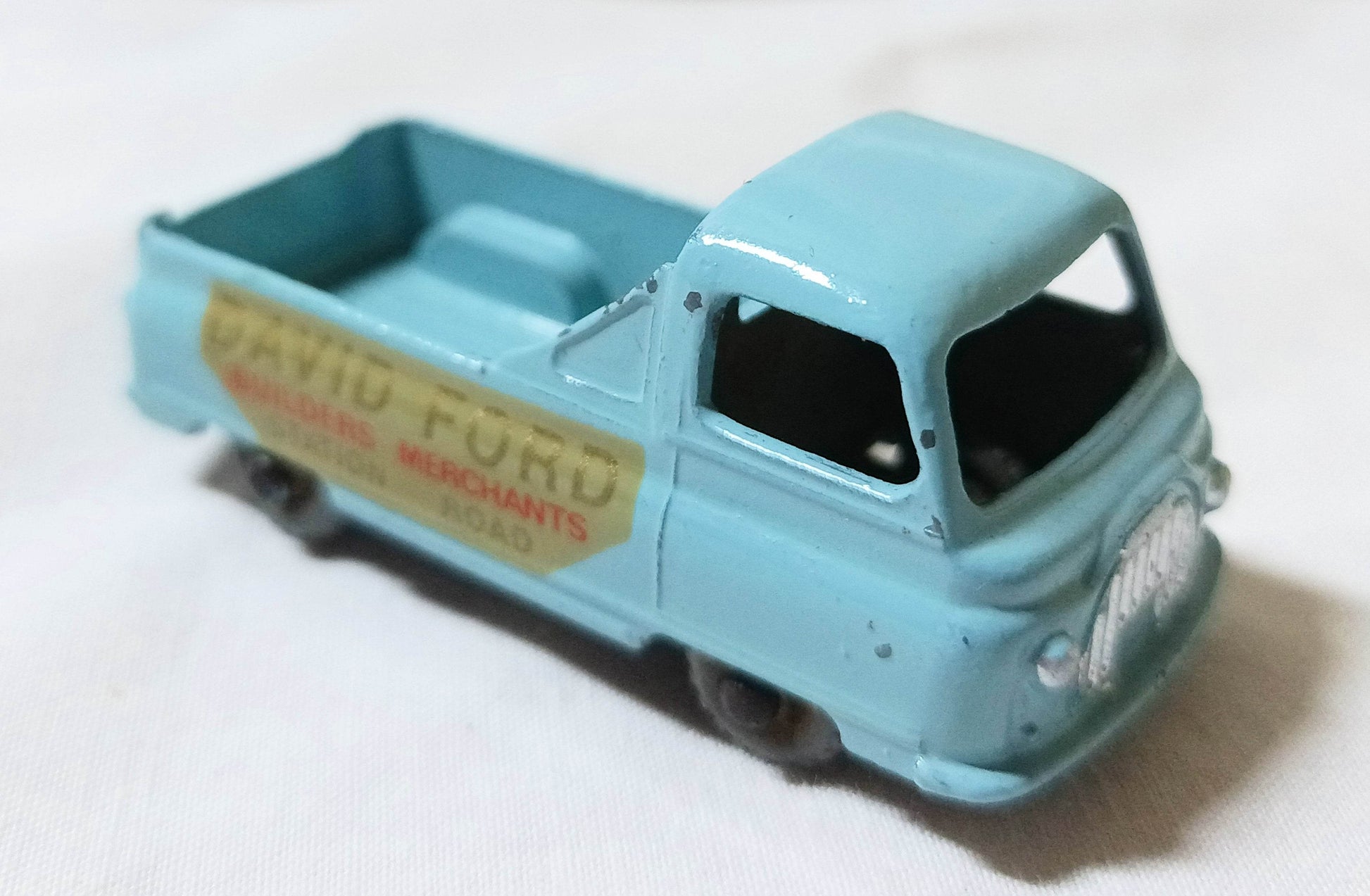 Lesney Matchbox 60 Morris J2 Pickup Truck David Ford Builders 1958 - TulipStuff