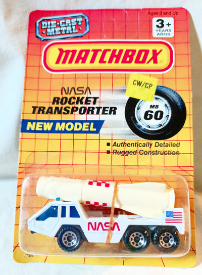 Matchbox 60 NASA Rocket Transporter Diecast Metal Truck 1990 - TulipStuff