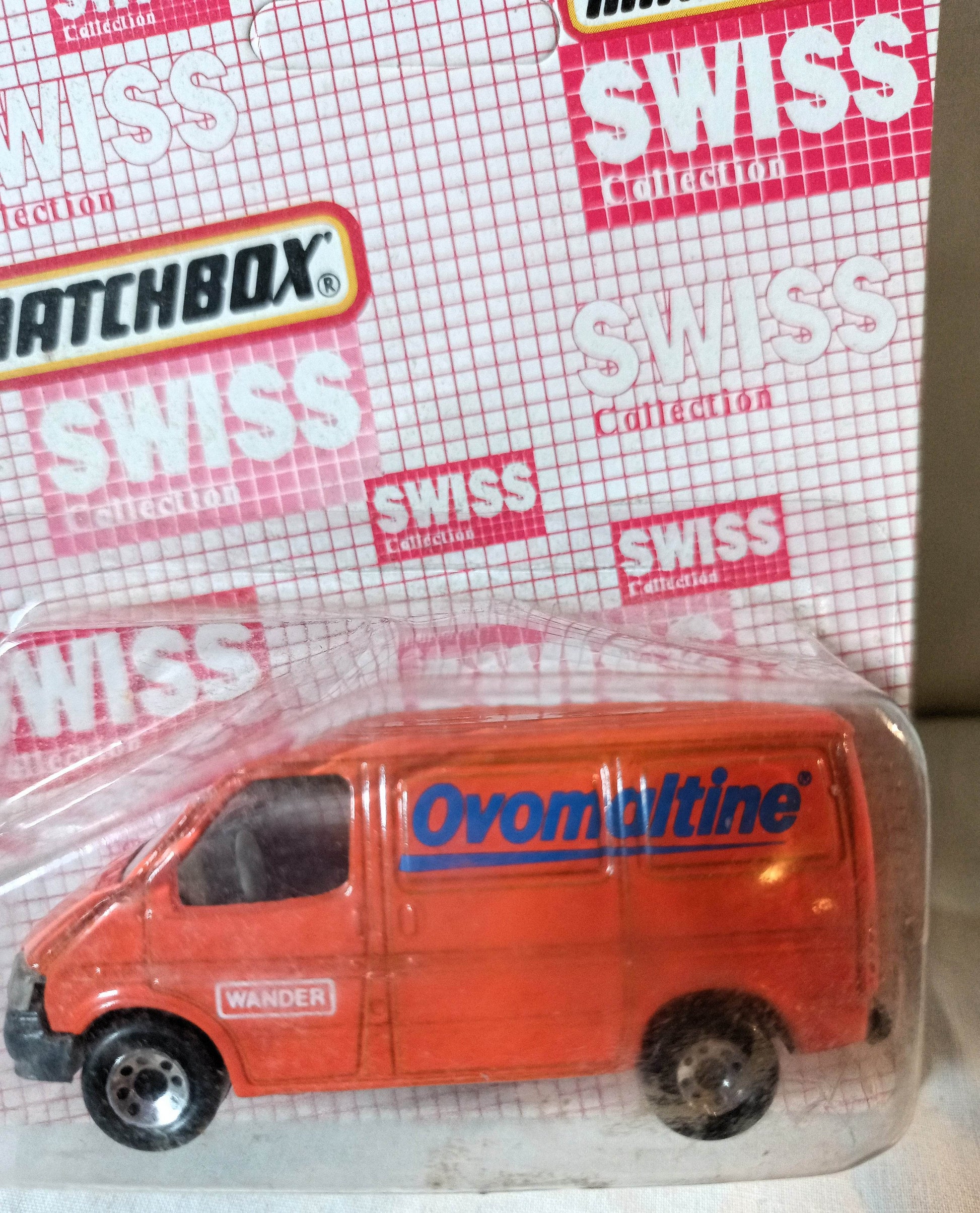 Matchbox Swiss Collection MB60 1987 Ovomaltine Ford Transit Van - TulipStuff
