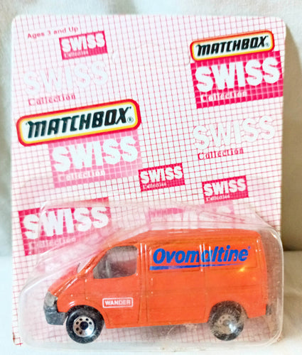 Matchbox Swiss Collection MB60 1987 Ovomaltine Ford Transit Van - TulipStuff