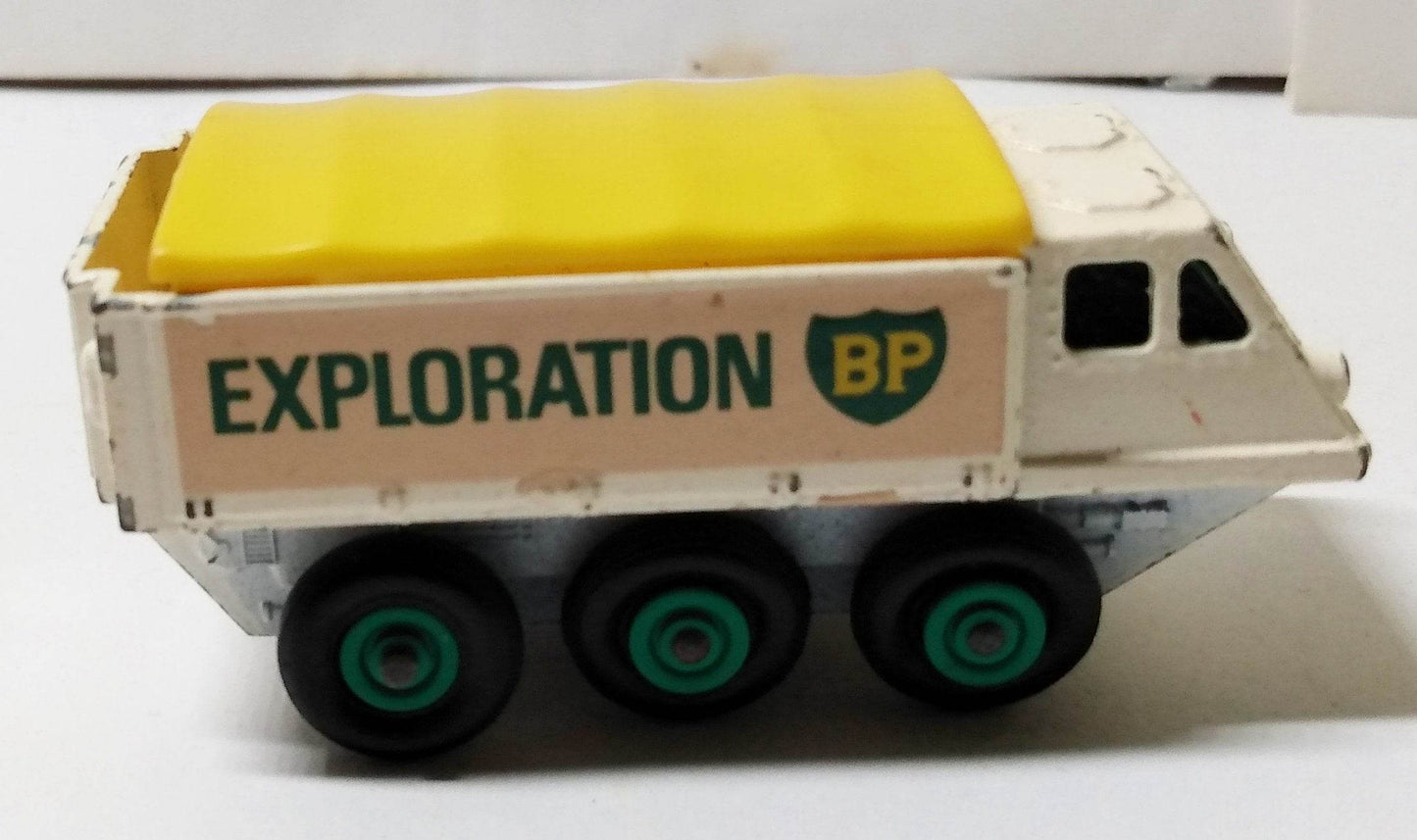 Lesney Matchbox 61 Alvis Stalwart BP Exploration Truck 1966 smooth bed - TulipStuff