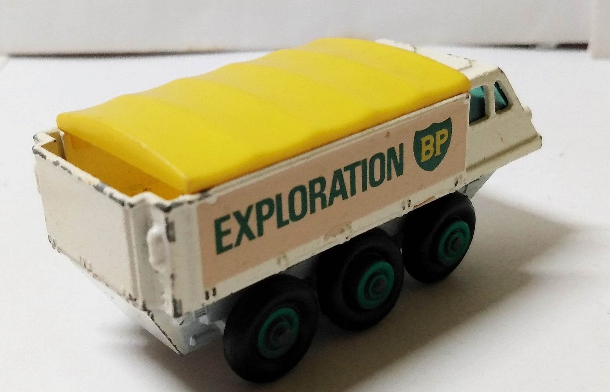 Lesney Matchbox 61 Alvis Stalwart BP Exploration Truck 1966 smooth bed - TulipStuff