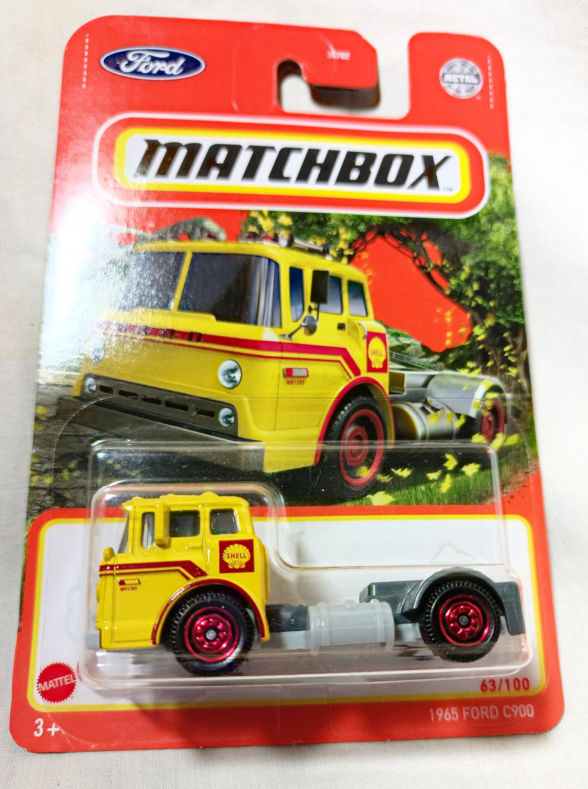 Matchbox #63 1965 Ford C900 Truck Cab Shell Oil MBX Highway - TulipStuff