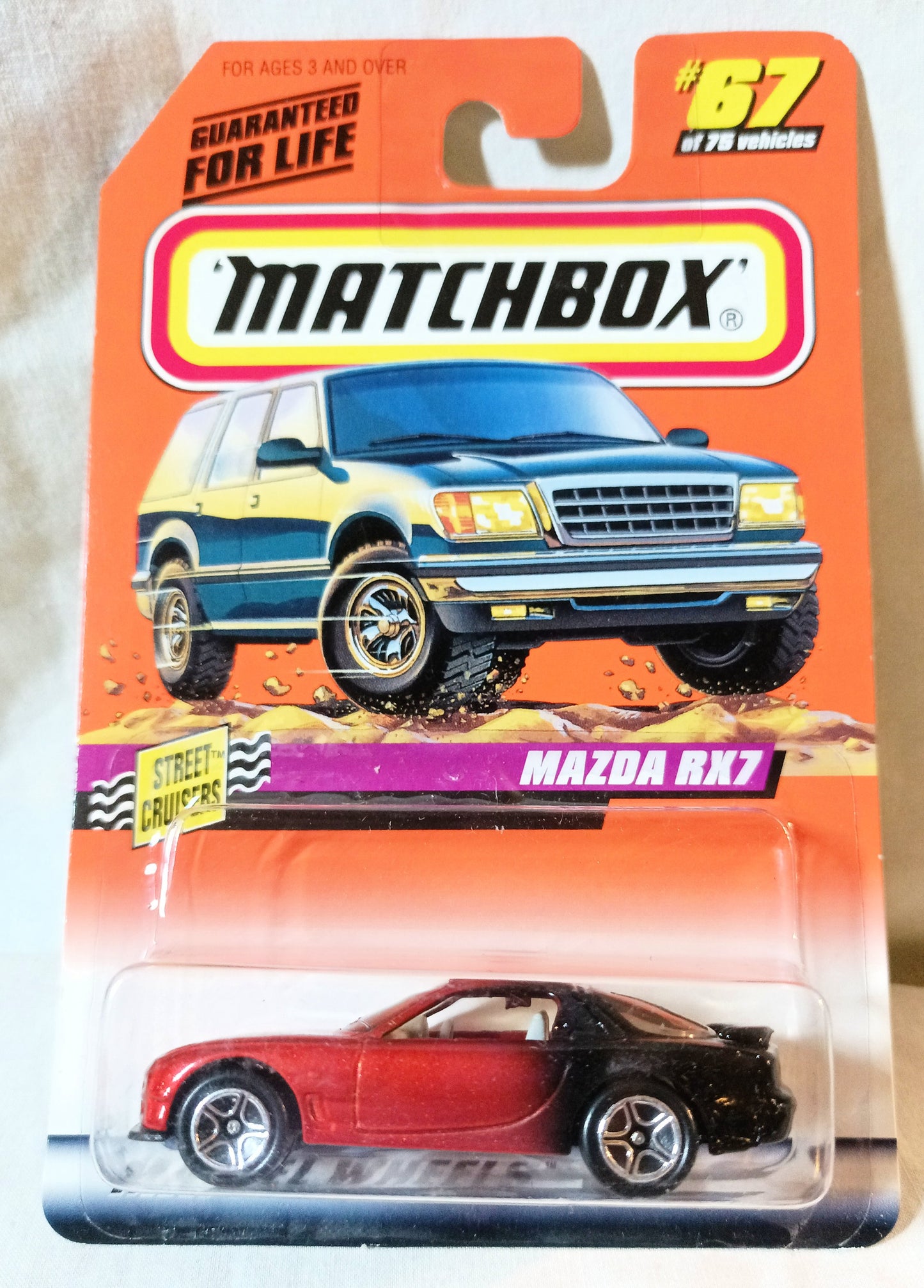 Matchbox #67 Mazda RX-7 Rotary Engine Sports Car Street Cruisers 1998 - TulipStuff