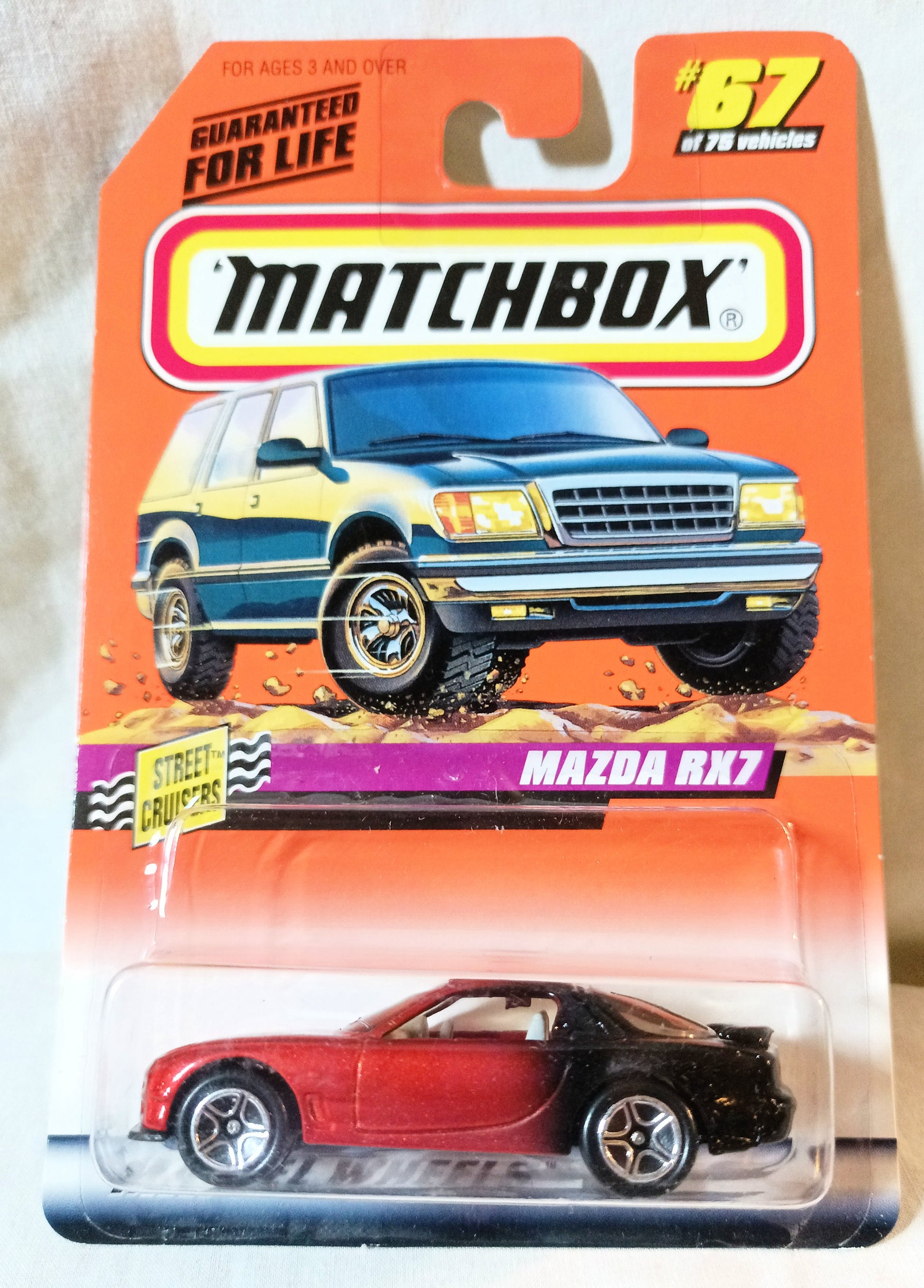 Matchbox #67 Mazda RX-7 Rotary Engine Sports Car Street Cruisers 1998 - TulipStuff