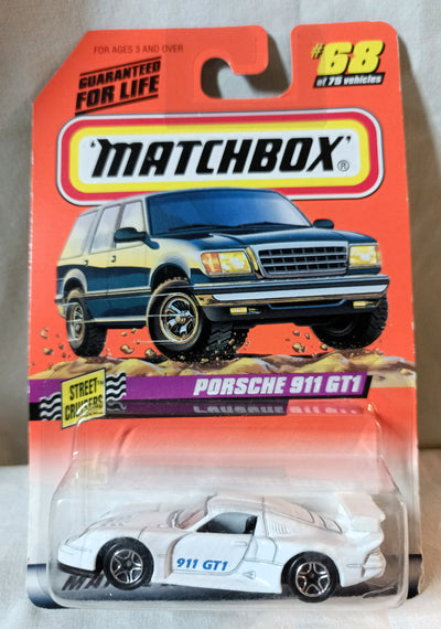 Matchbox #68 Porsche 911 GT1 Street Cruisers 1998 - TulipStuff