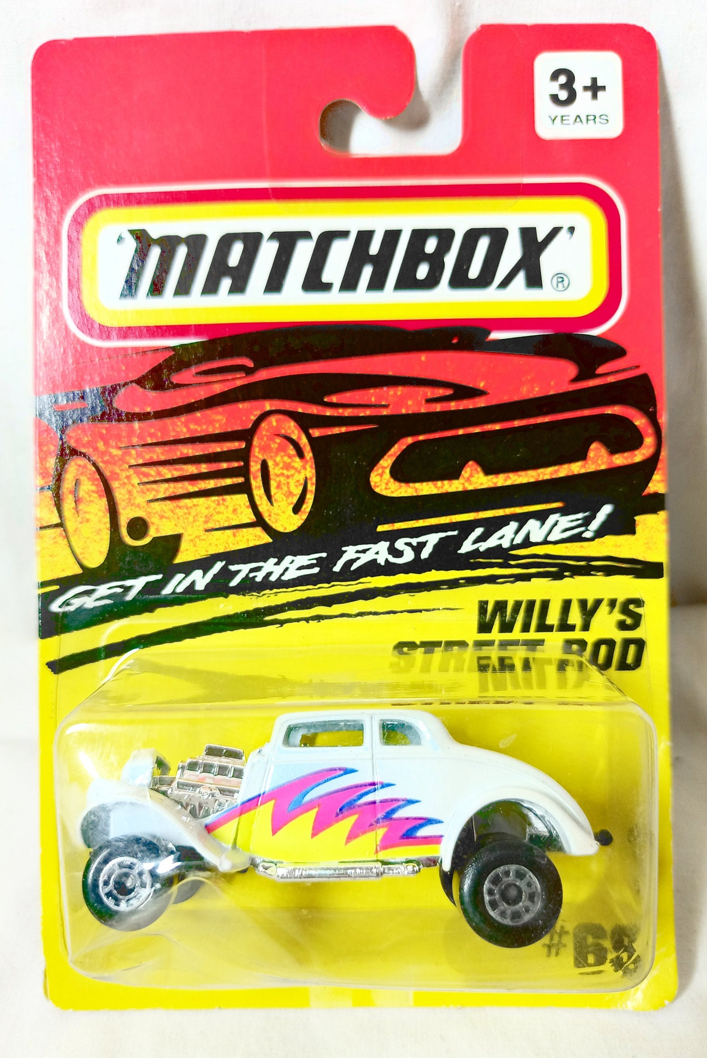 Matchbox #69 Willy's Street Rod D-13 No Trunk Tampo Variation 1995 - TulipStuff