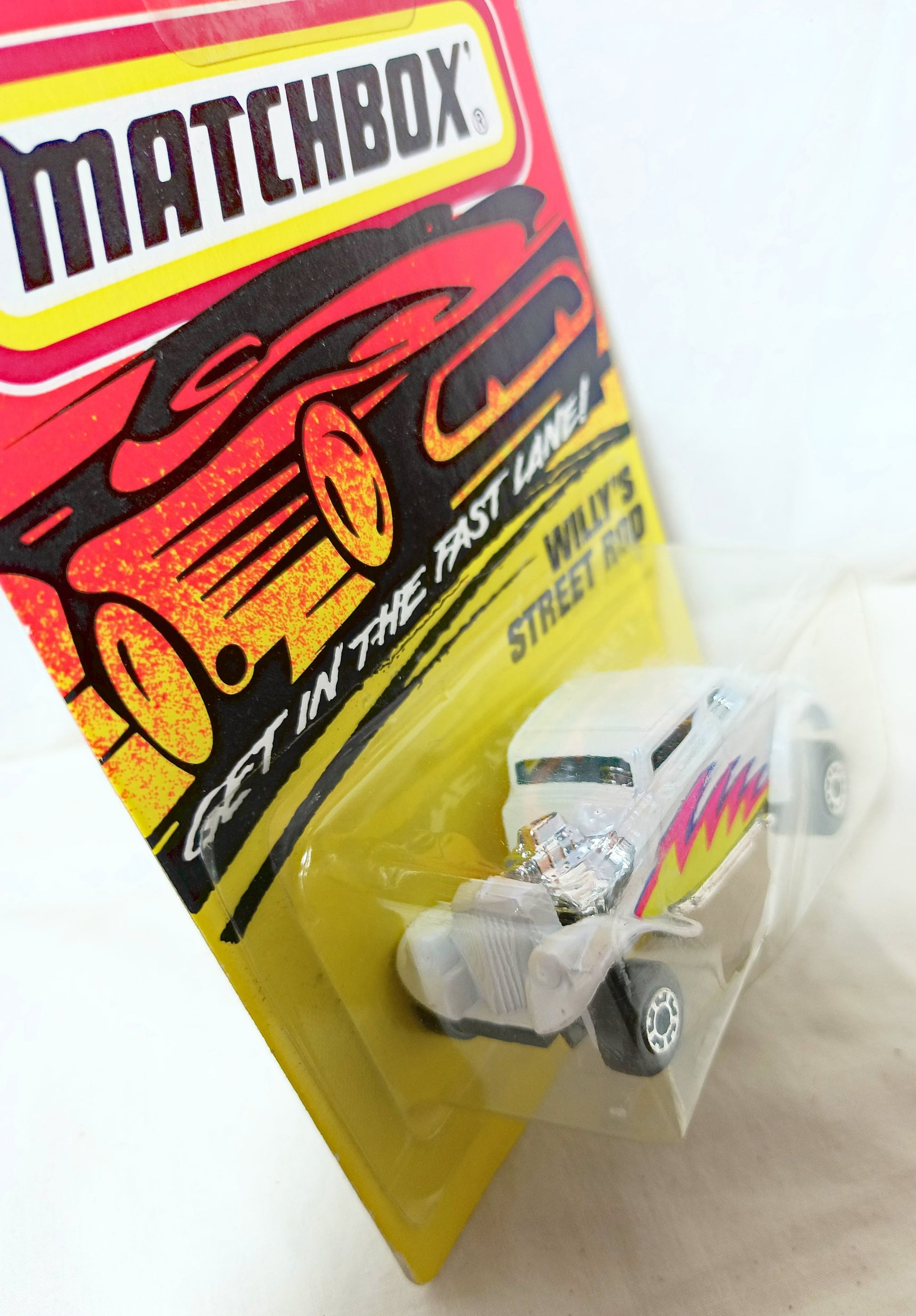 Matchbox #69 Willy's Street Rod D-13 No Trunk Tampo Variation 1995 - TulipStuff