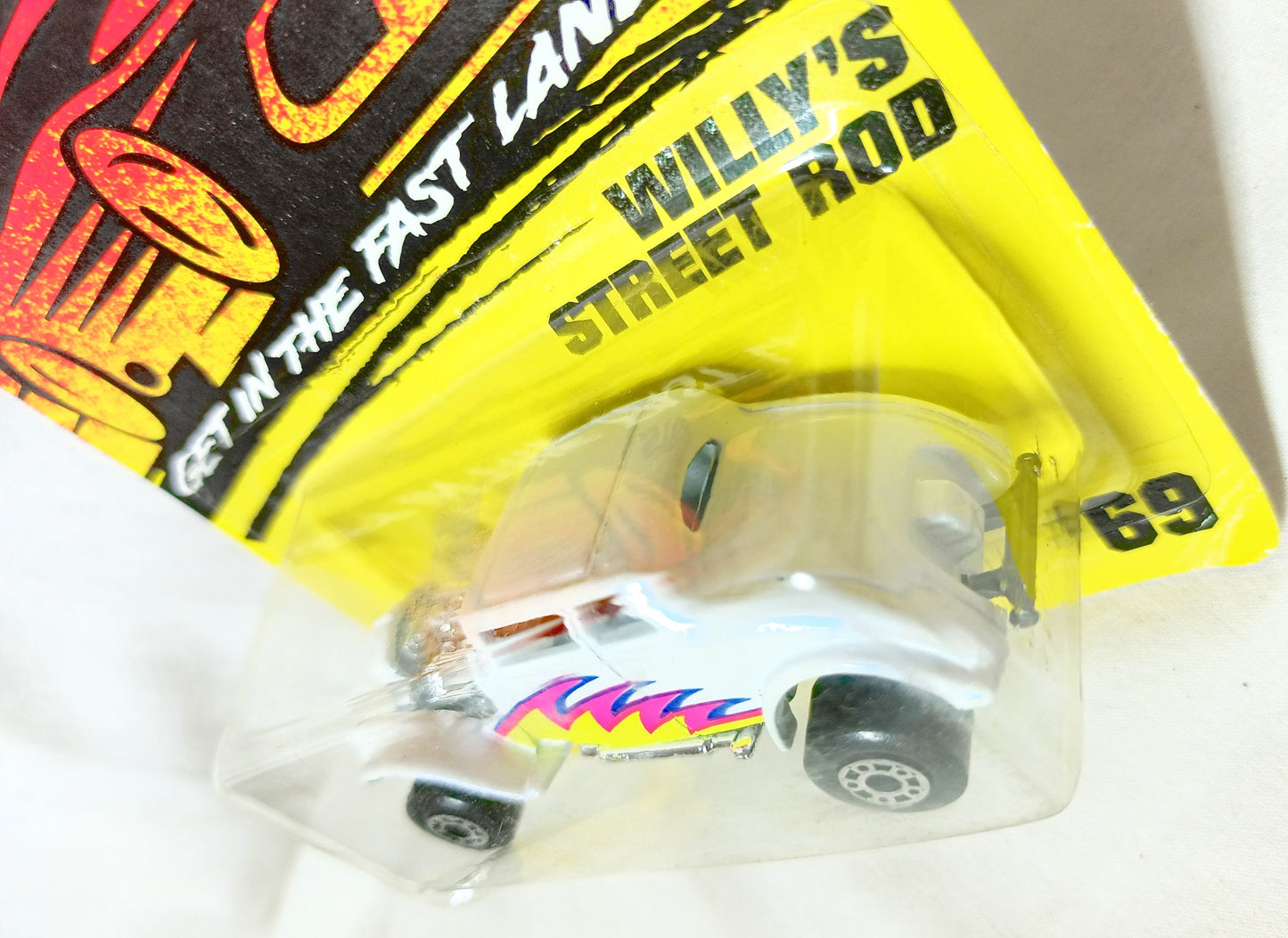 Matchbox #69 Willy's Street Rod D-13 No Trunk Tampo Variation 1995 - TulipStuff