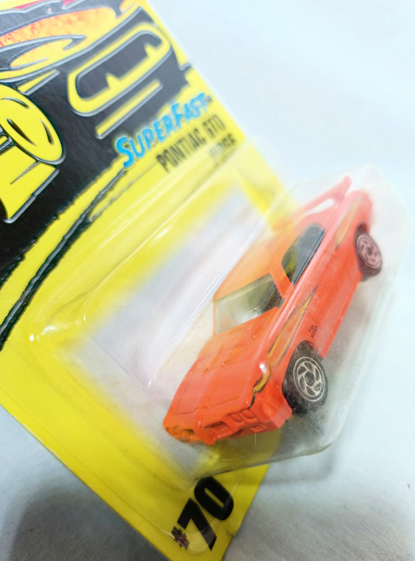 Matchbox #70 '70 Pontiac GTO Judge Superfast 1997 Orange - TulipStuff