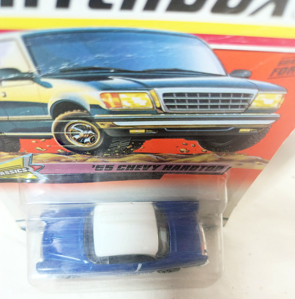 Matchbox #73 1955 Chevy Bel Air Hardtop Classics Series 1999 Blue - TulipStuff