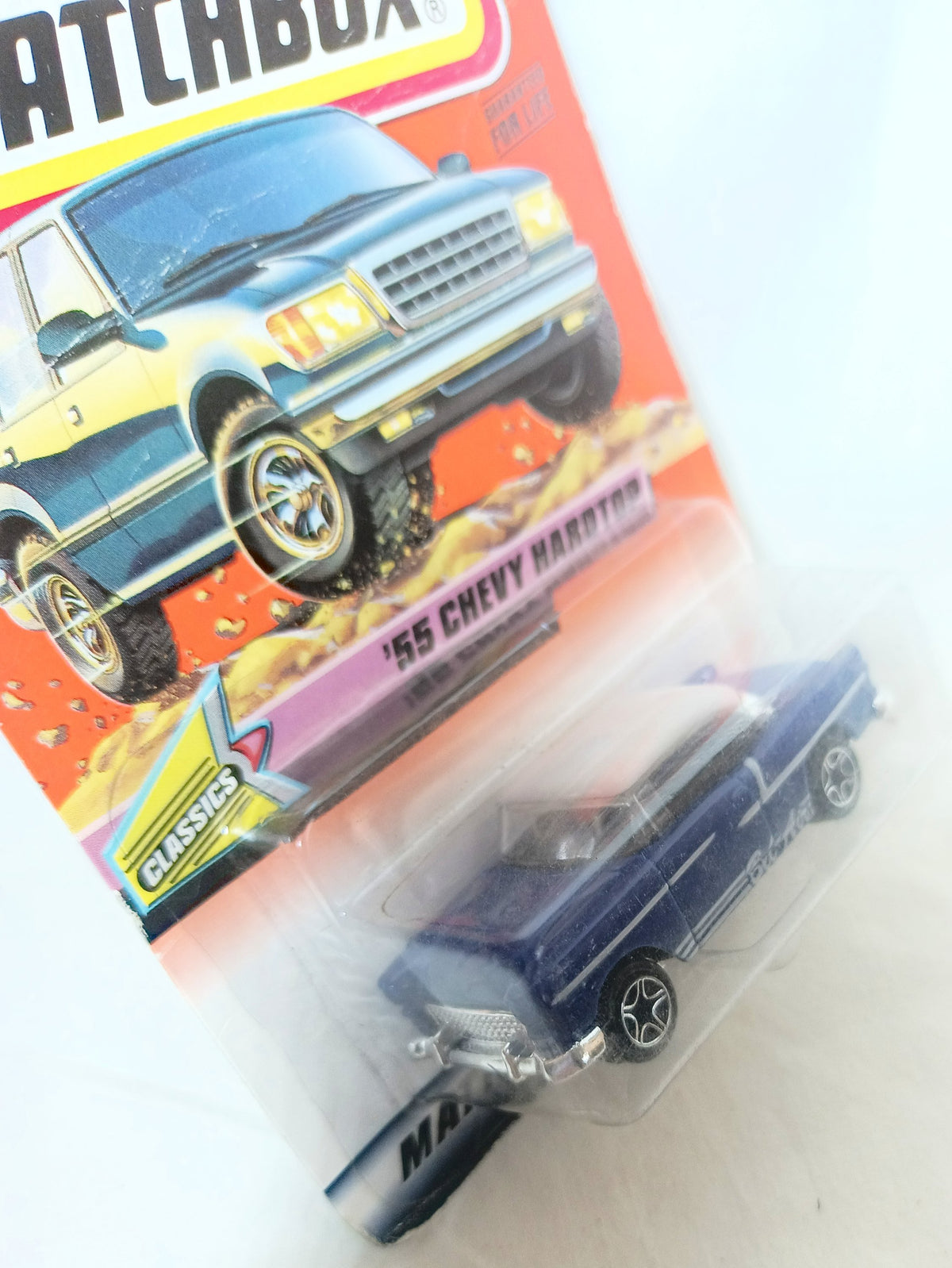 Matchbox #73 1955 Chevy Bel Air Hardtop Classics Series 1999 Blue - TulipStuff