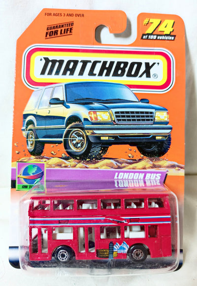 Matchbox #74 Leyland Titan London Bus On Tour Series 2000 - TulipStuff