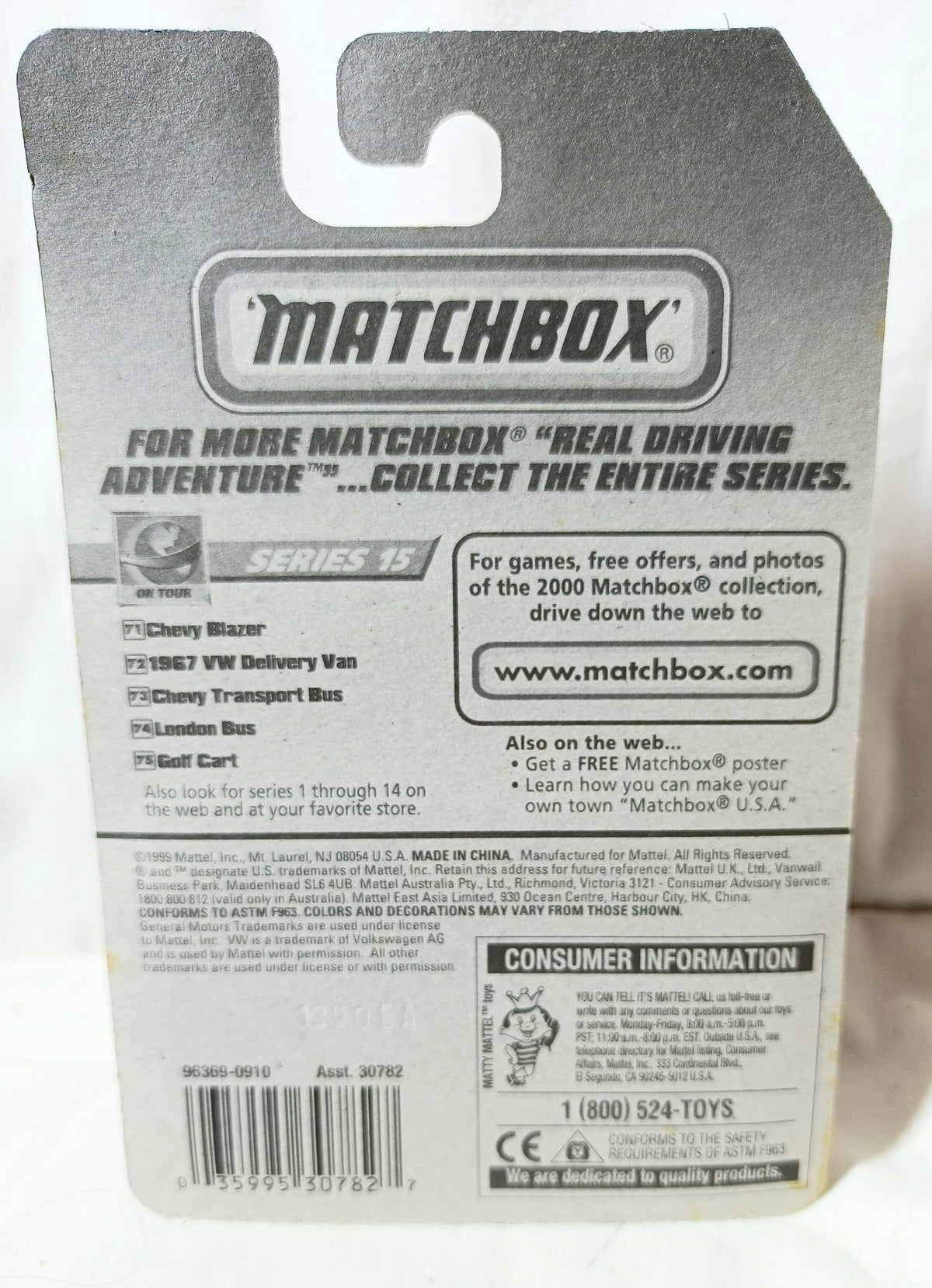 Matchbox #74 Leyland Titan London Bus On Tour Series 2000 - TulipStuff