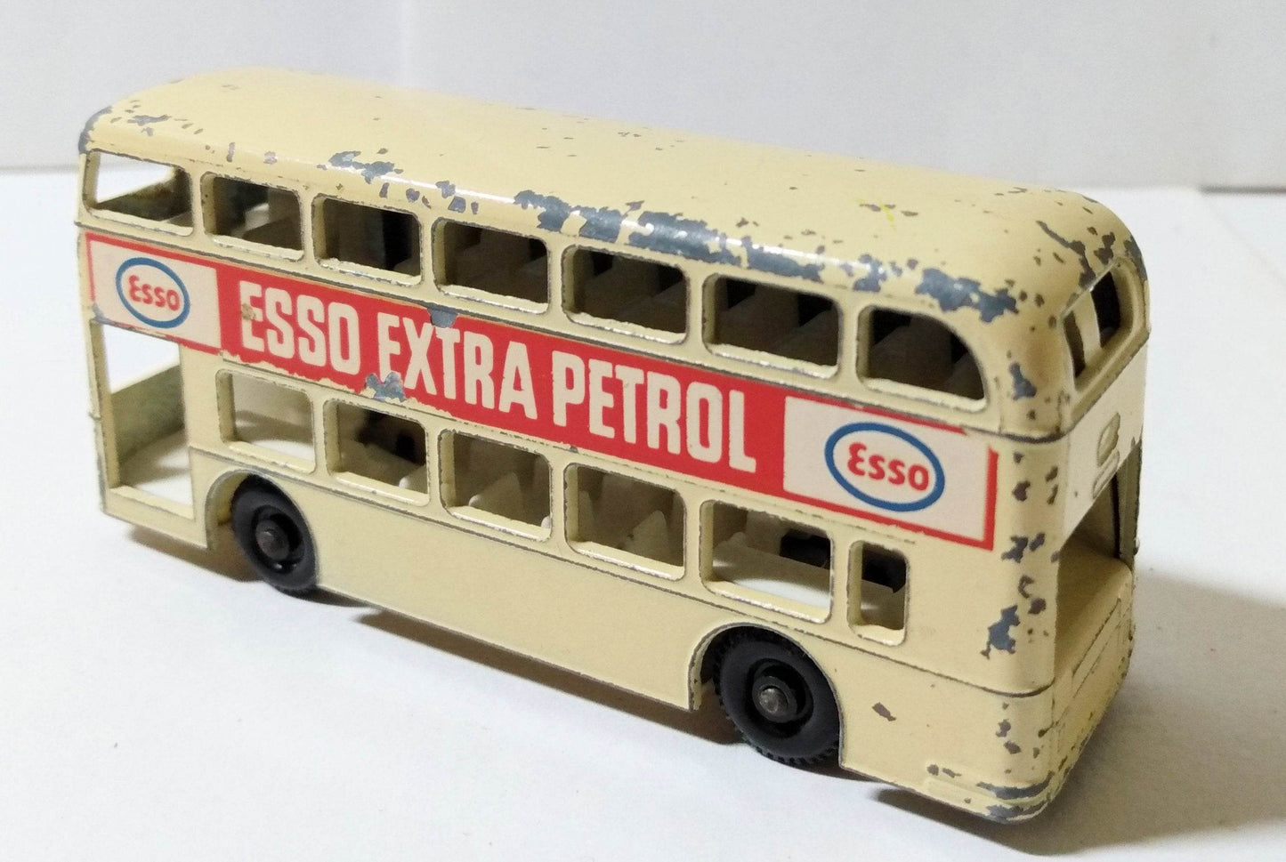 Lesney Matchbox 74 Daimler Fleetline London Bus Esso England 1966 - TulipStuff
