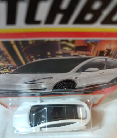 Matchbox 2023 MB89 - 2020 Tesla Model Y SUV MBX Metro White - TulipStuff