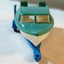 Lesney Matchbox no. 9 Boat and Trailer Cabin Cruiser 1966 Made in England - TulipStuff