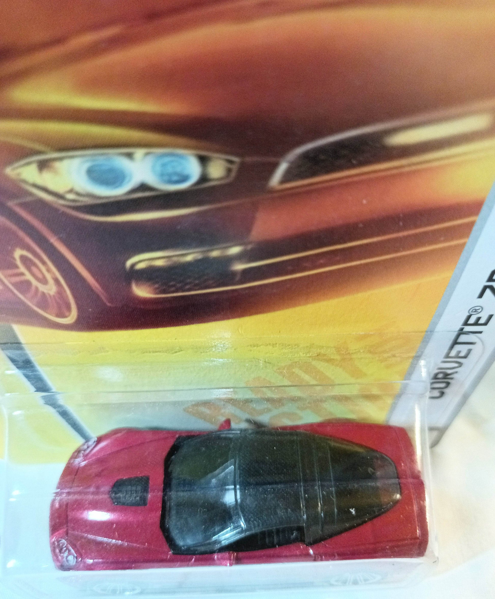 Matchbox #9 Corvette ZR1 Chevrolet Sports Car Red 2008 - TulipStuff