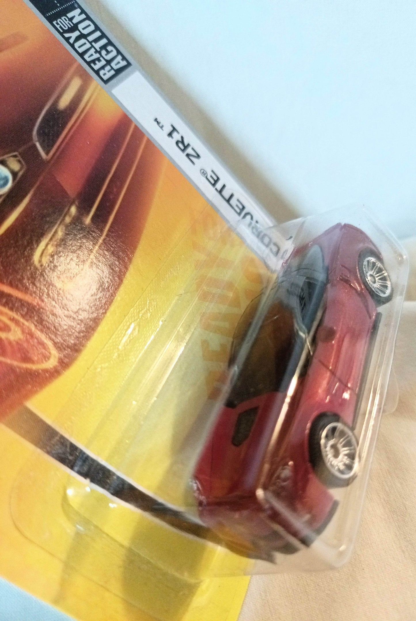 Matchbox #9 Corvette ZR1 Chevrolet Sports Car Red 2008 - TulipStuff