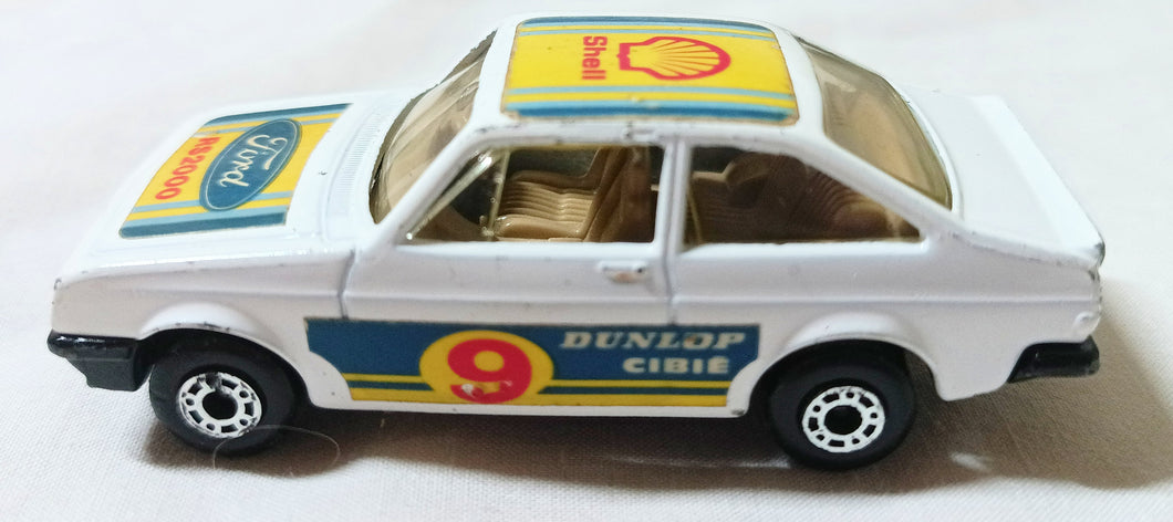 Lesney Matchbox No 9 Ford Escort RS2000 Superfast England 1978 - TulipStuff