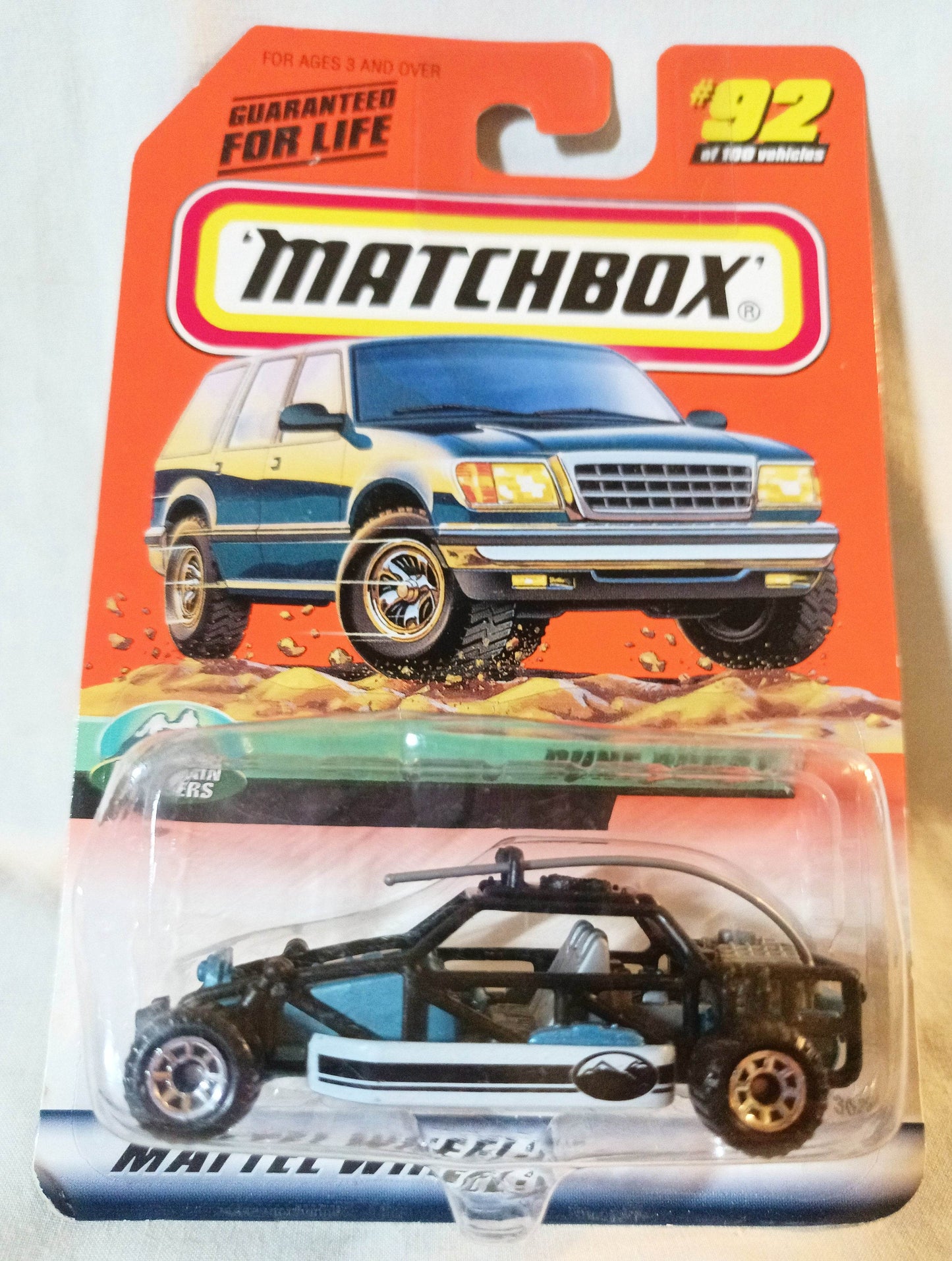 Matchbox #92 Dune Buggy Mountain Cruisers Series 1999 - TulipStuff