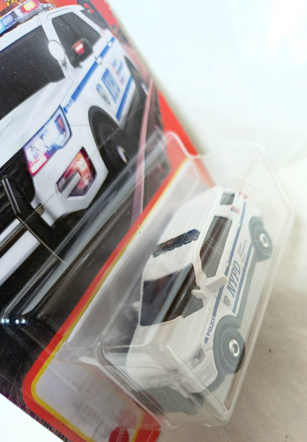 Matchbox #95 NYPD 2016 Ford Interceptor Utility Police SUV MBX Metro - TulipStuff