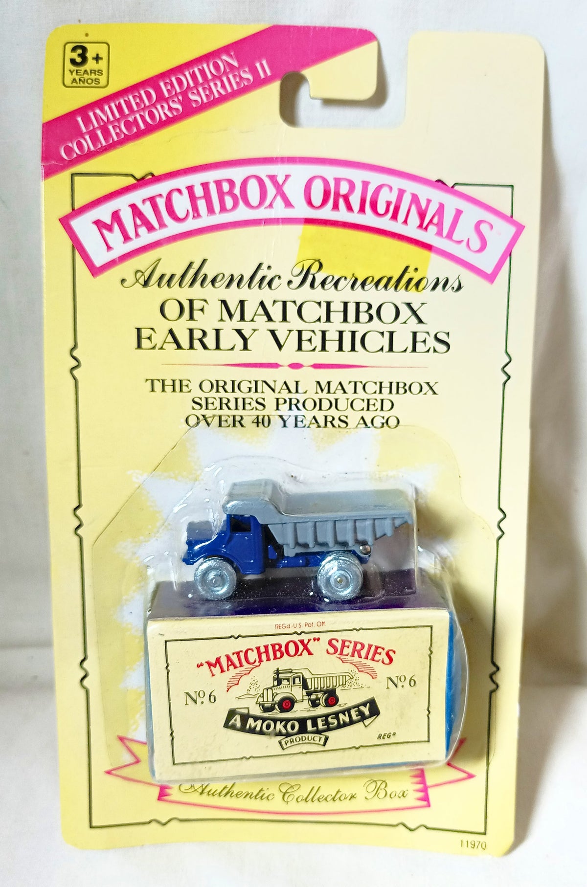 Matchbox Originals No. 6 Moko Lesney Euclid Dump Truck 1993 - TulipStuff