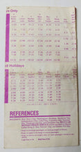 Load image into Gallery viewer, MBTA Eastern Line Gloucester Branch Commuter Rail Schedule 1982 - TulipStuff
