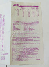 Load image into Gallery viewer, MBTA Eastern Line Gloucester Branch Commuter Rail Schedule 1982 - TulipStuff
