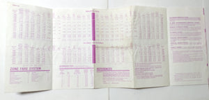 MBTA Eastern Line Gloucester Branch Commuter Rail Schedule 1982 - TulipStuff