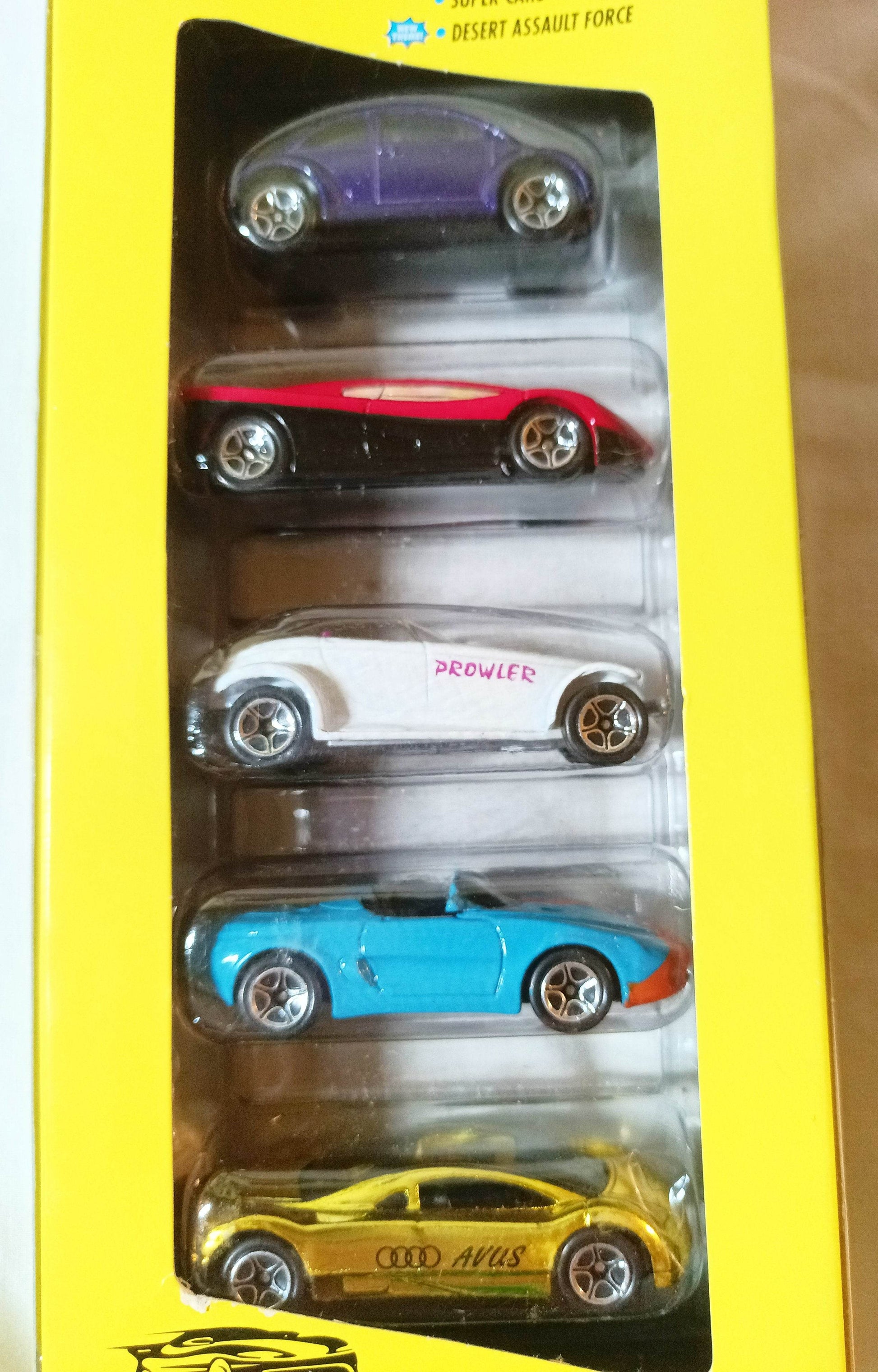 Matchbox Cars Of The Future 5-Pack 1997 VW Avus Prowler Mustang Streak - TulipStuff