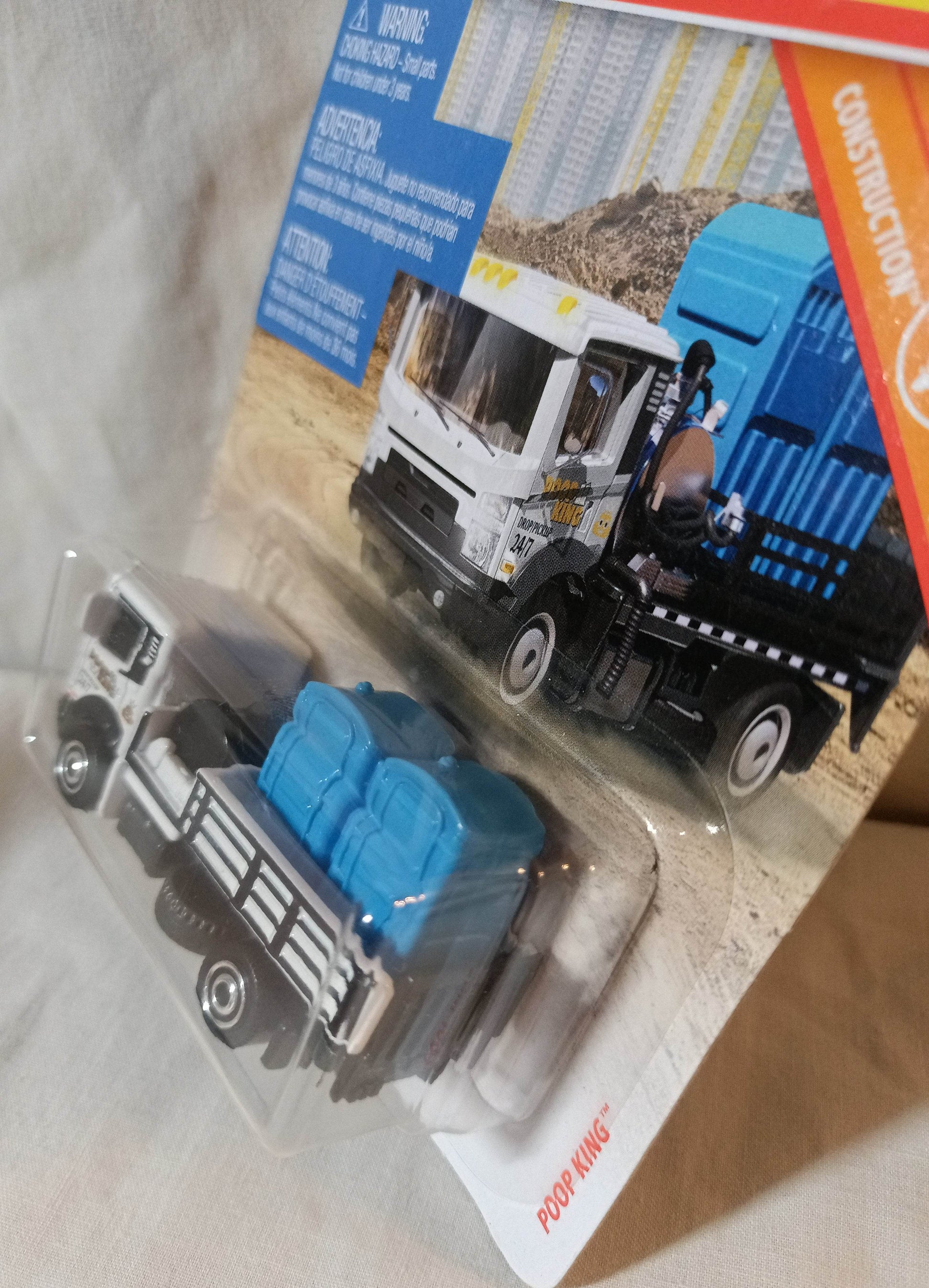 Matchbox #22 Poop King Port-A-Potty Truck MBX Construction 2019 - TulipStuff