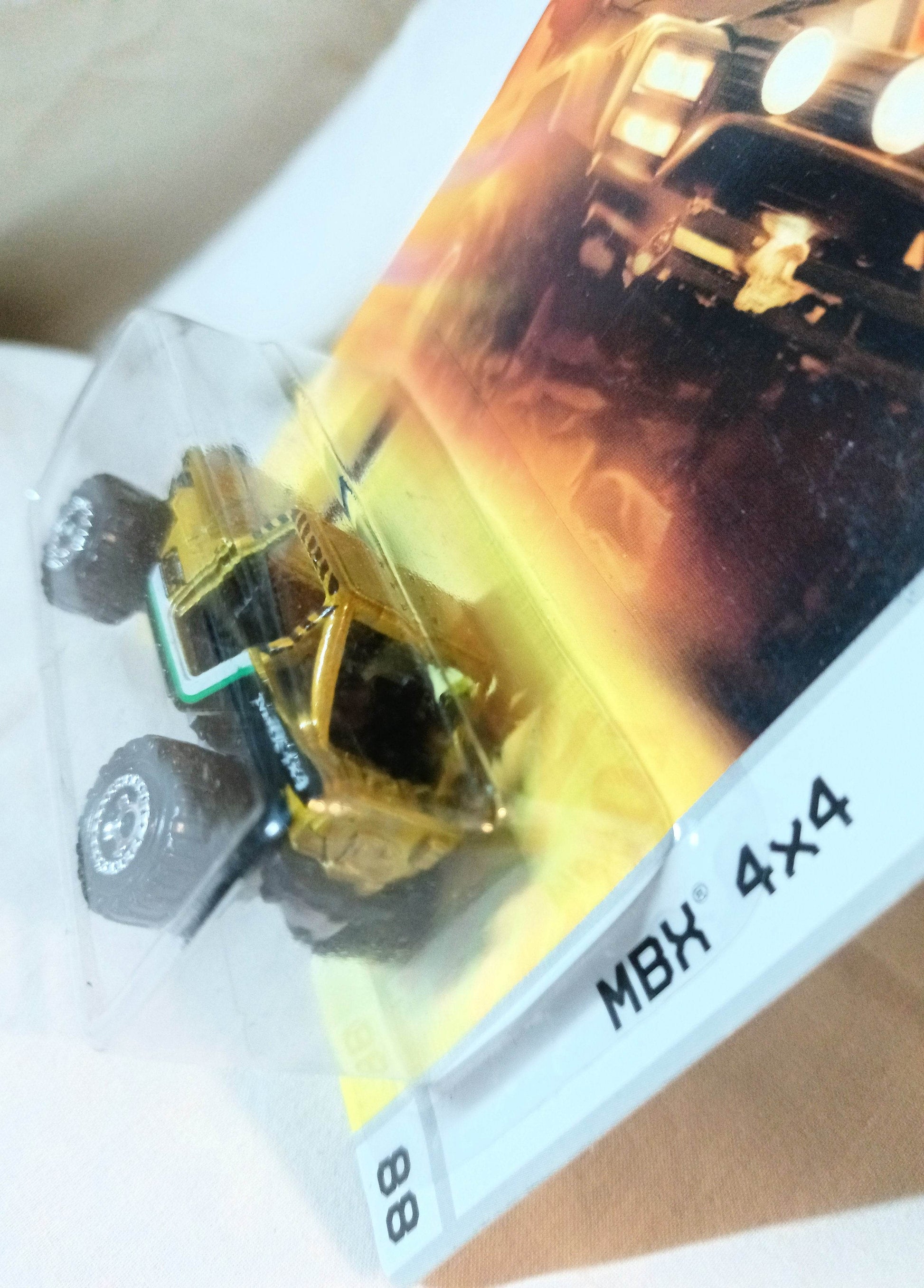 Matchbox #88 MBX 4X4 Offroad Vehicle All Terrain 2007 Gold - TulipStuff