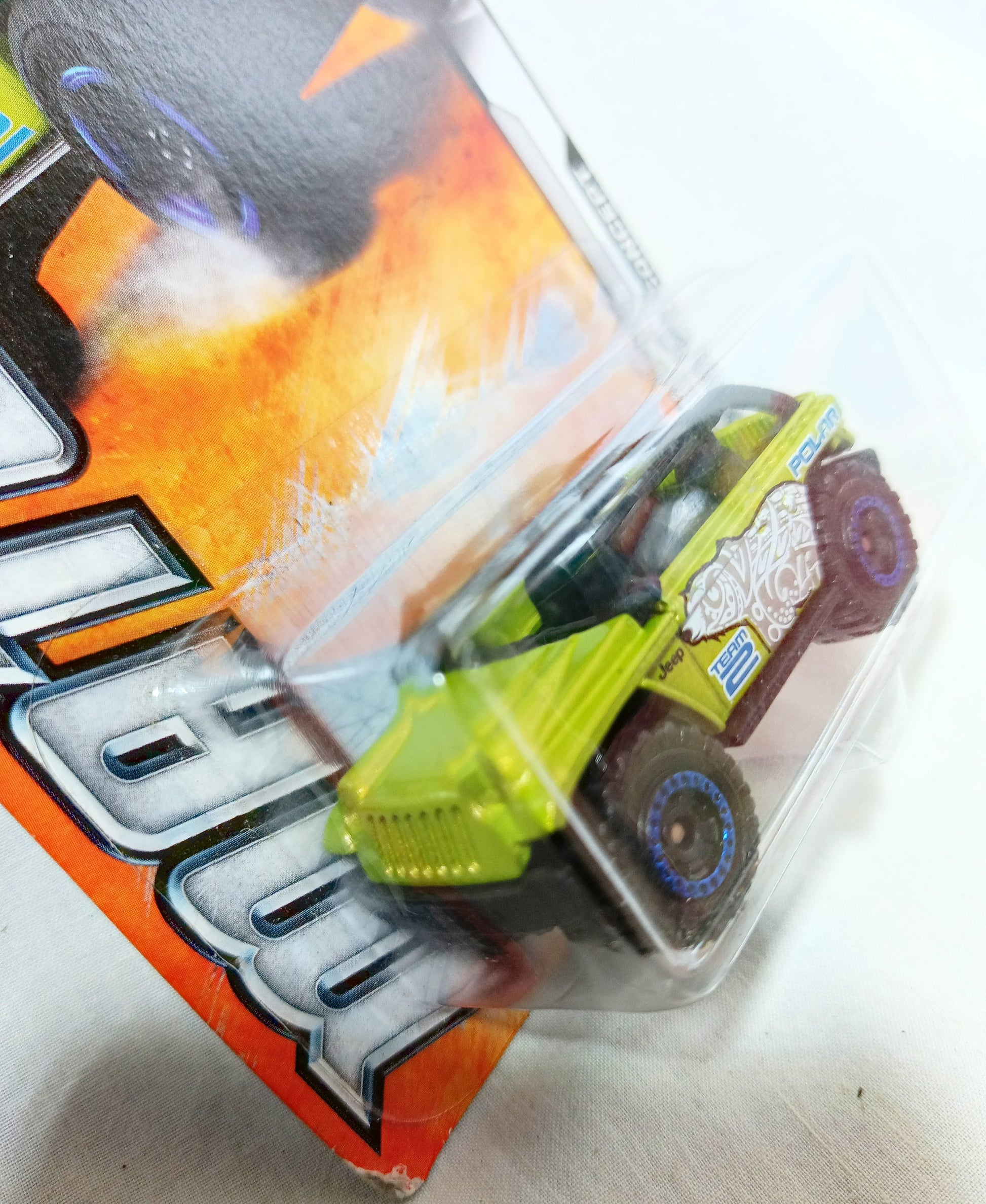 Matchbox MB74 MBX Arctic Jeep Willys Concept Lime Green 2012 - TulipStuff