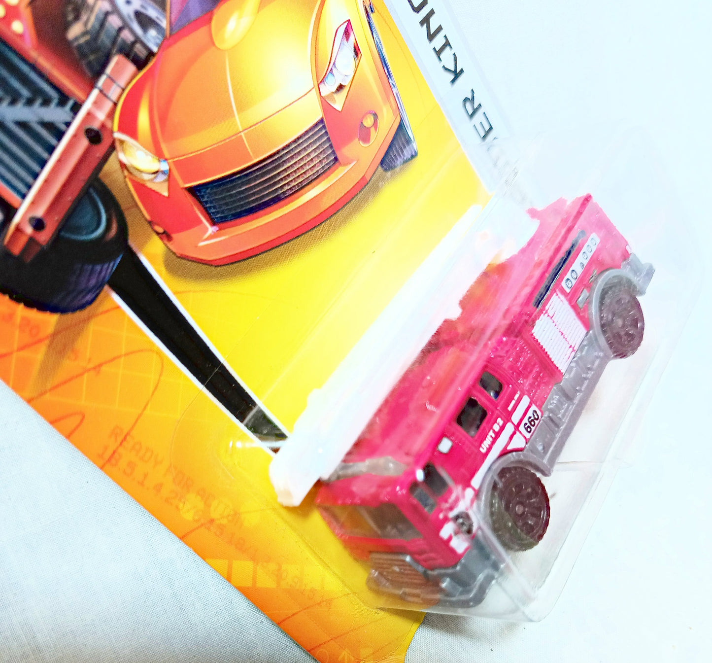 Matchbox #52 Ladder King Fire Truck MBX Metal Series Red 2007 - TulipStuff