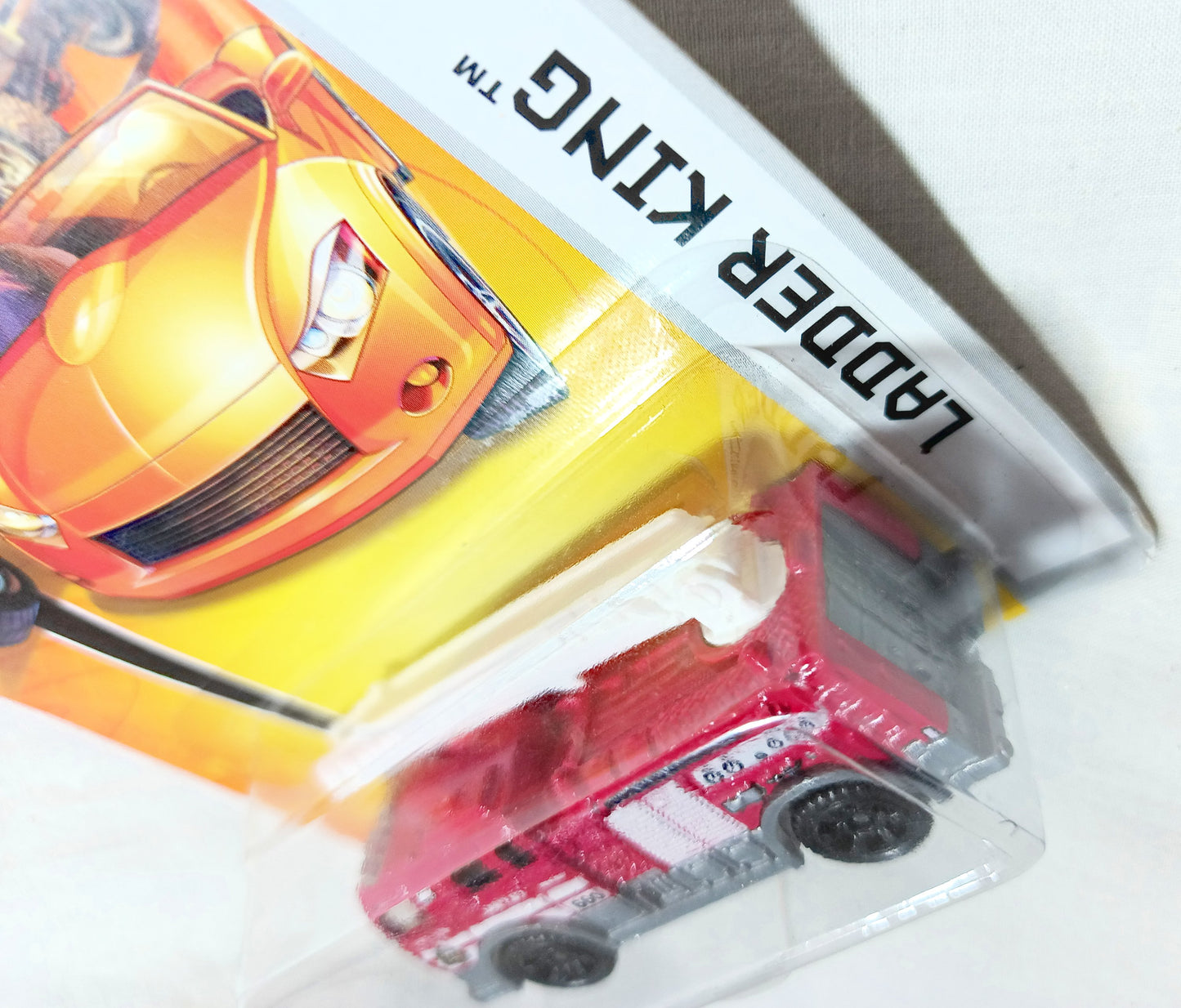 Matchbox #52 Ladder King Fire Truck MBX Metal Series Red 2007 - TulipStuff