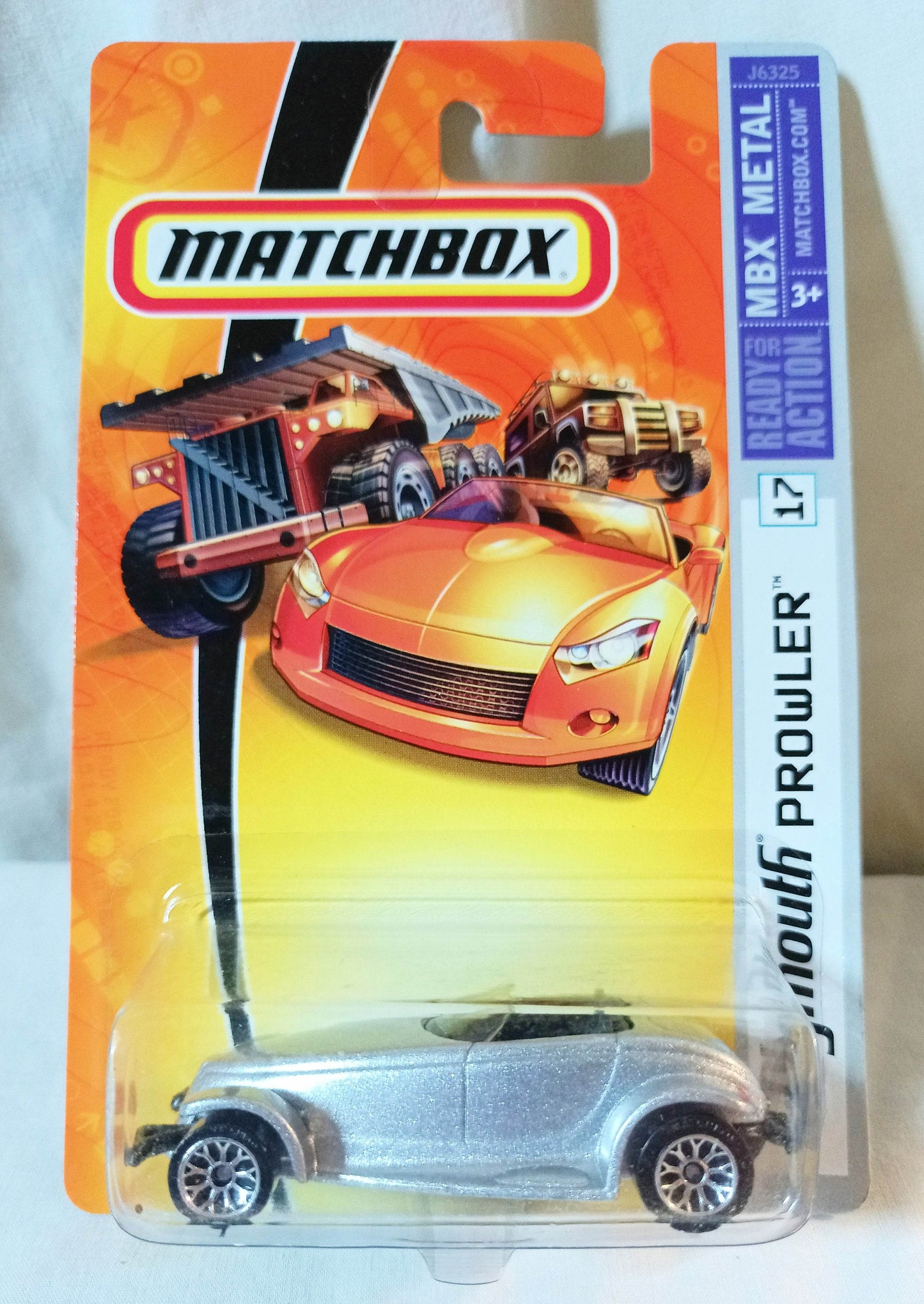 Matchbox #17 Plymouth Prowler MBX Metal Silver 2006 - TulipStuff