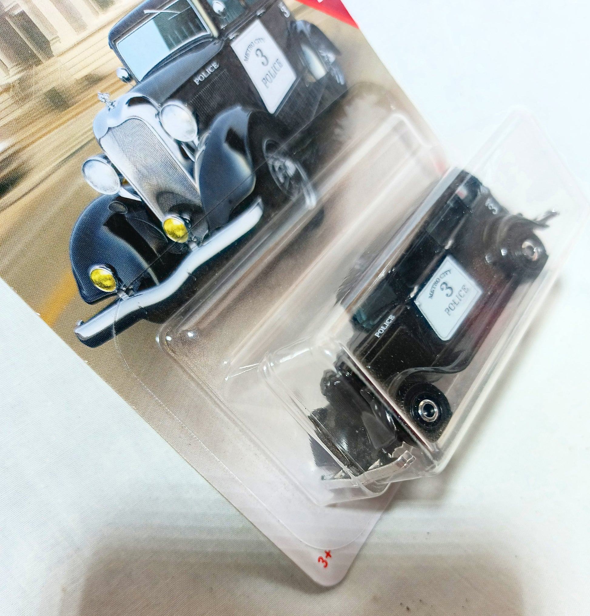 Matchbox MB45 '33 Plymouth PC Sedan Police Car MBX Rescue 2019 - Tuliptuff