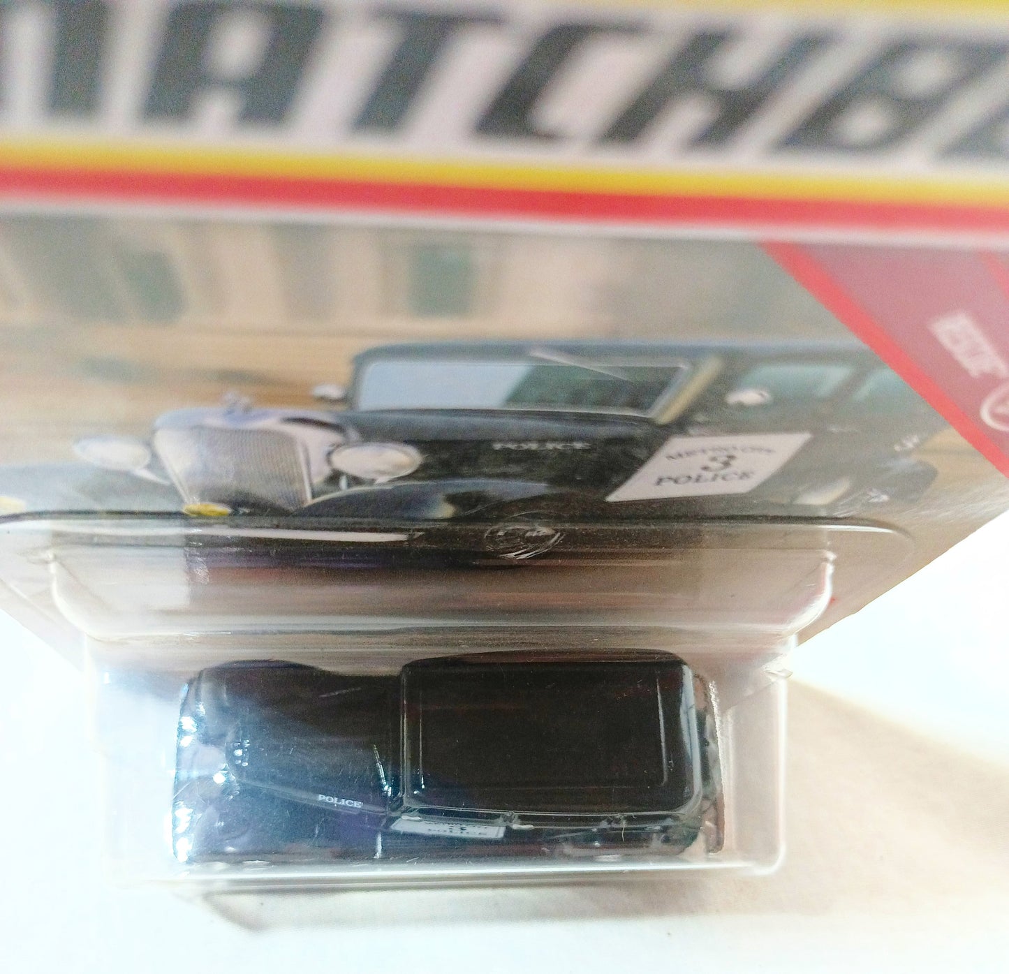 Matchbox MB45 '33 Plymouth PC Sedan Police Car MBX Rescue 2019 - Tuliptuff