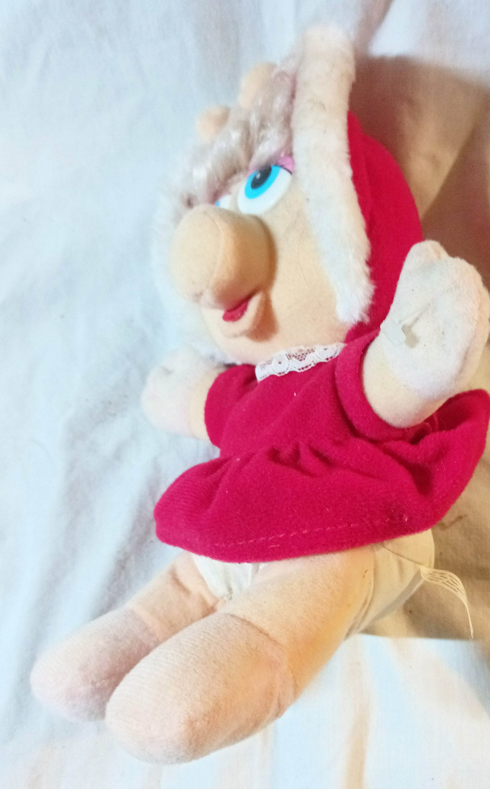 McDonald's Jim Henson Baby Miss Piggy Muppets Stuffed Plush Toy 1988 - TulipStuff