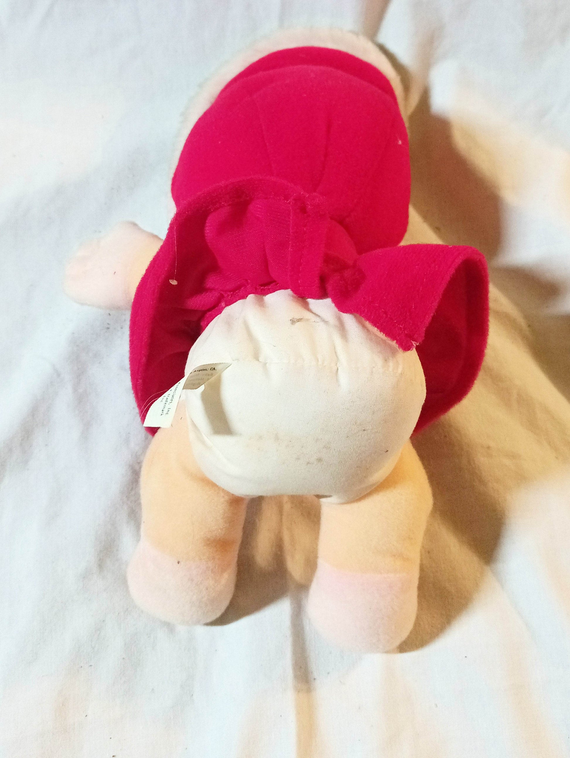 McDonald's Jim Henson Baby Miss Piggy Muppets Stuffed Plush Toy 1988 - TulipStuff