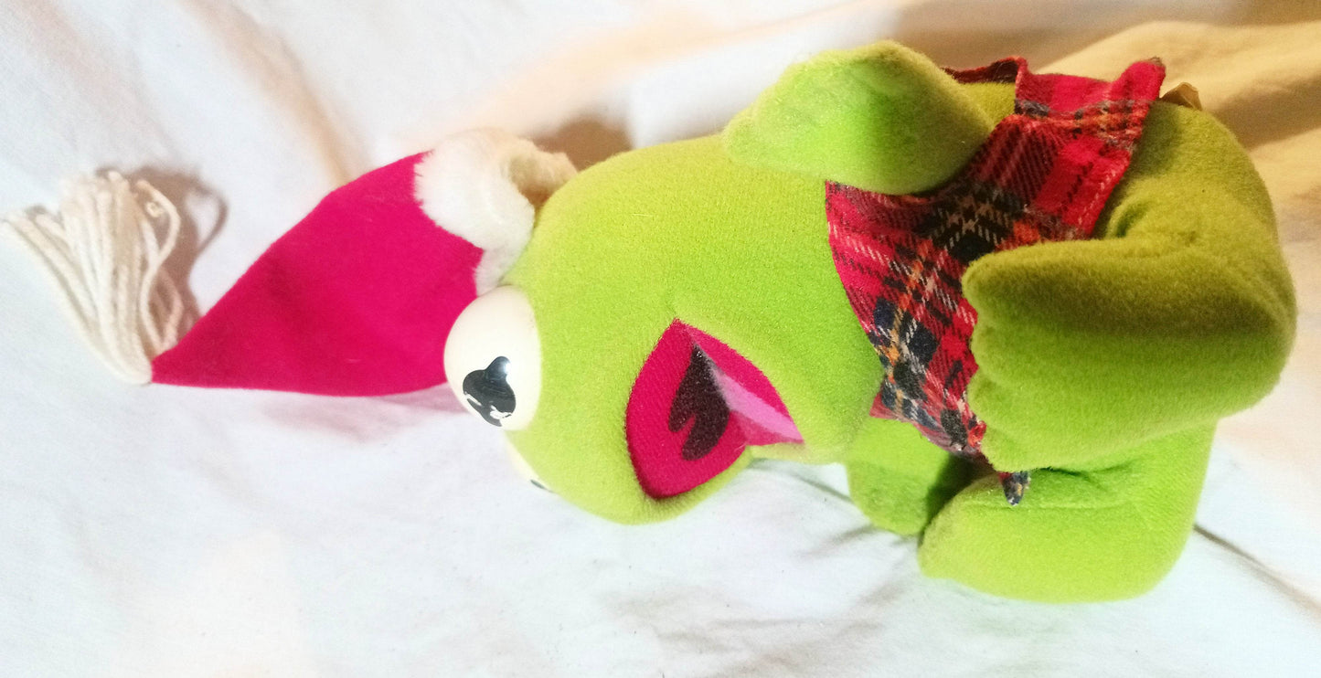 McDonald's Jim Henson Baby Kermit Frog Muppets Stuffed Plush Toy 1988 - TulipStuff