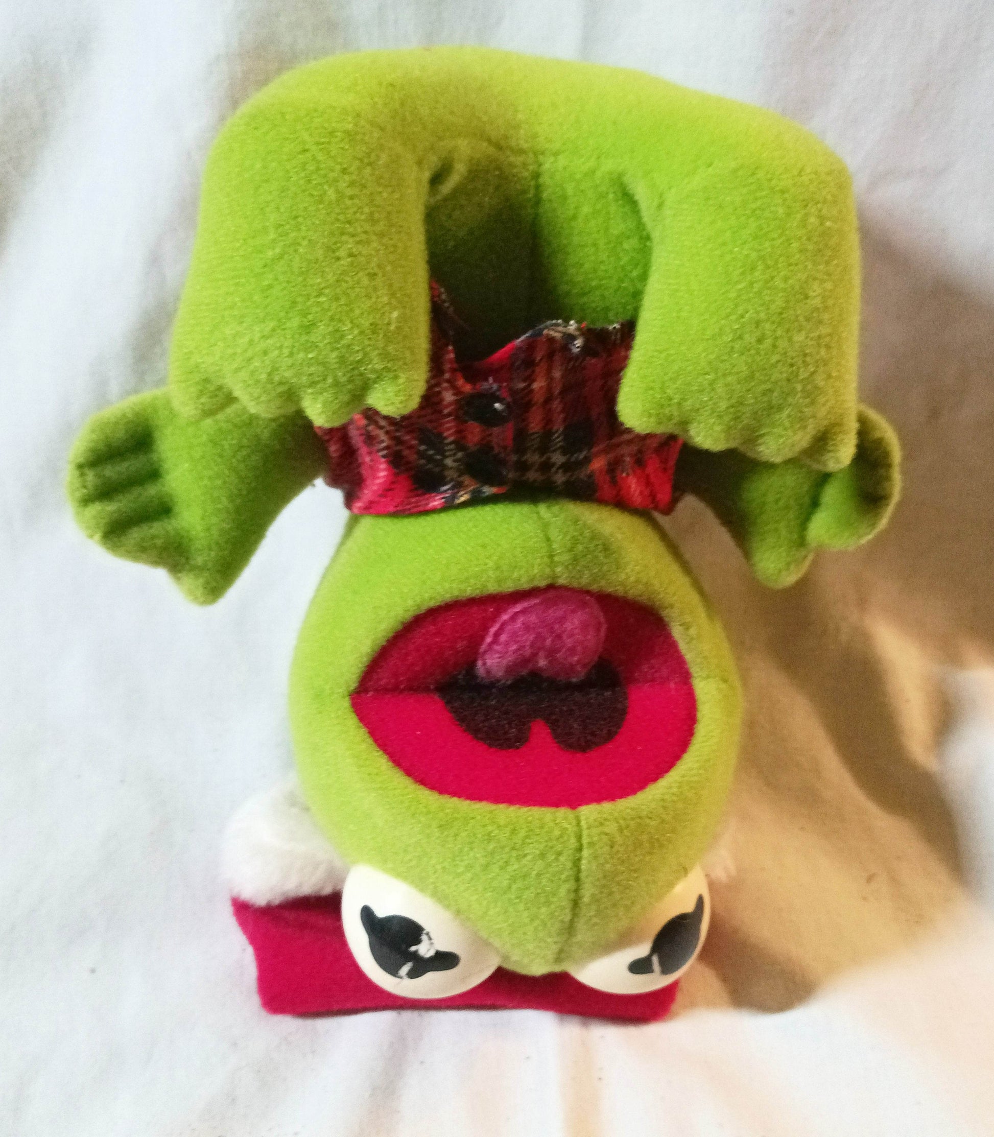McDonald's Jim Henson Baby Kermit Frog Muppets Stuffed Plush Toy 1988 - TulipStuff