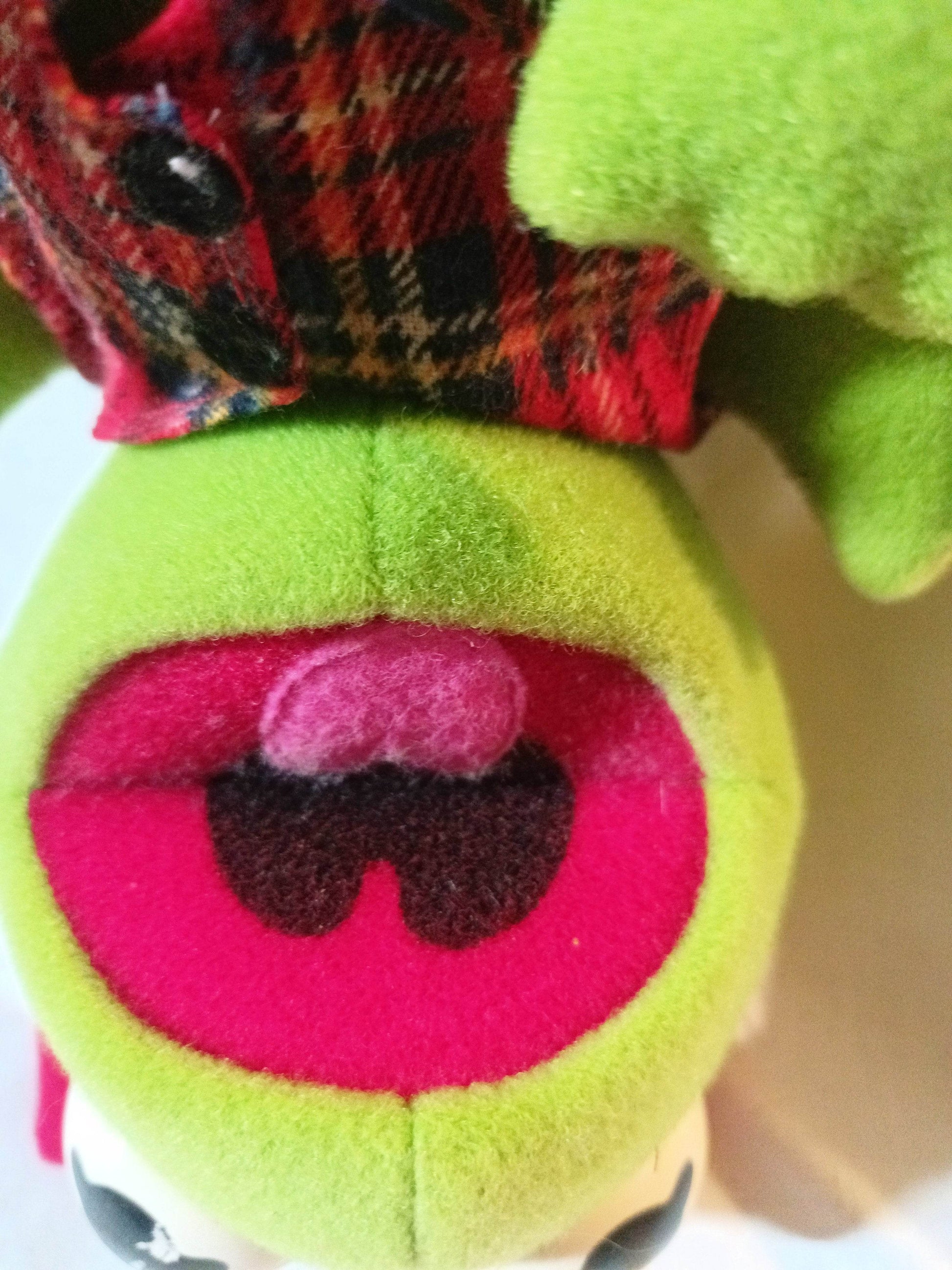 McDonald's Jim Henson Baby Kermit Frog Muppets Stuffed Plush Toy 1988 - TulipStuff